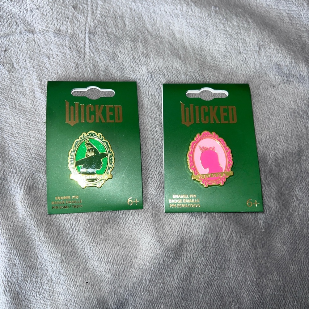 Green and Pink Wicked Pin Set